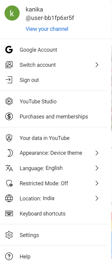 Youtube Studio